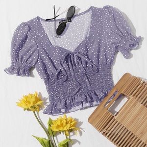 NWT Shein Frill Blouse